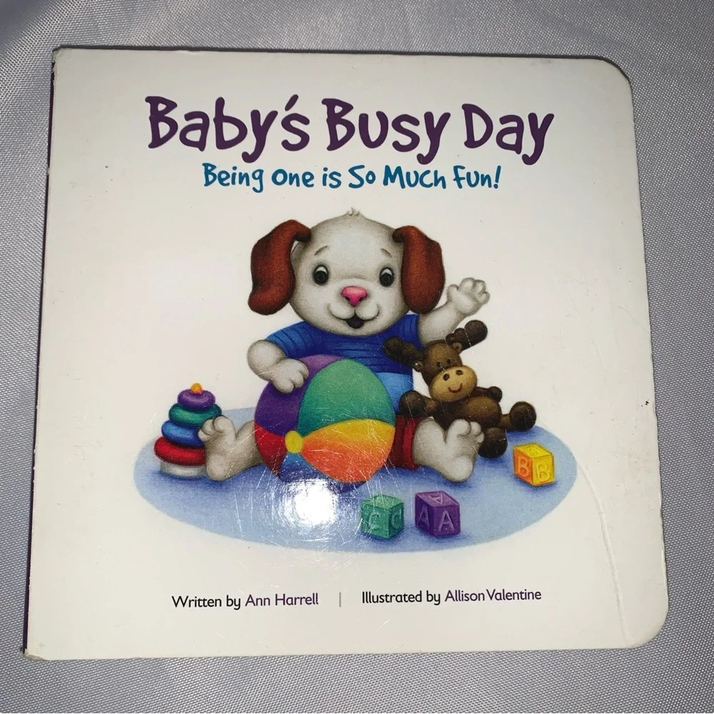 Toddler Kids Board Books Interactive Set Bundle of 7 Learning Love Fun